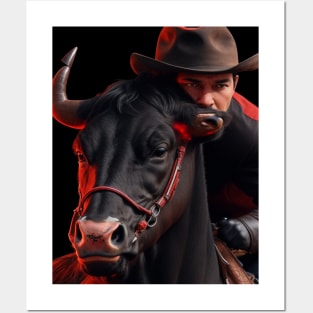 Bull Rider Posters and Art